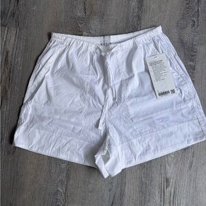 lululemon athletica Crisp White Athletic Shorts